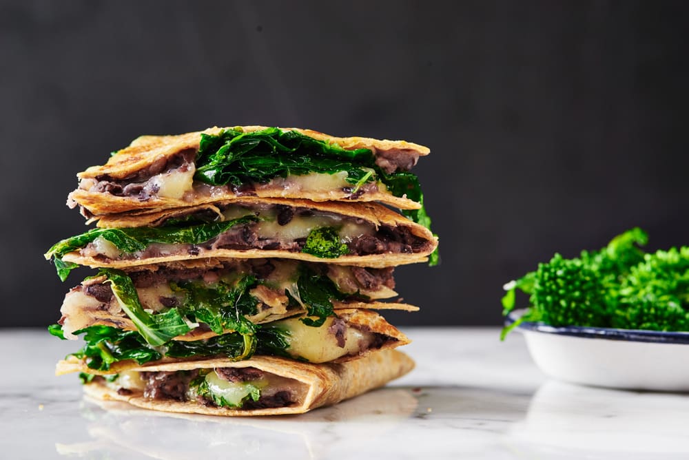 Broccoli Rabe Quesadillas